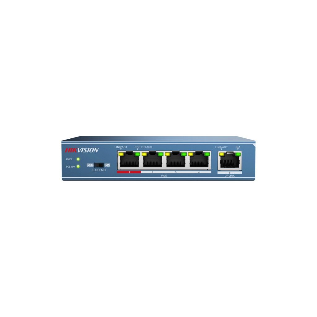 Коммутатор Hikvision DS-3E0105P-E/M